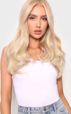 PrettyLittleThing Hair Extensions*Lullabellz Super Thick 16" 5 Piece Blow Dry Wavy Clip In Hair Extensions
