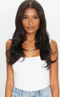 PrettyLittleThing Hair Extensions*Lullabellz Super Thick 16" 5 Piece Blow Dry Wavy Clip In Hair Extensions