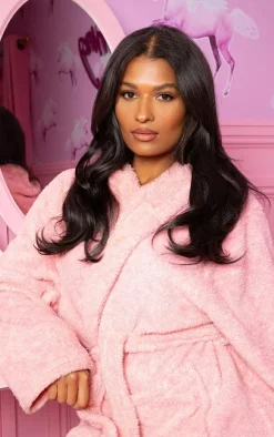PrettyLittleThing Hair Extensions*Lullabellz Super Thick 16" 5 Piece Blow Dry Wavy Clip In Hair Extensions
