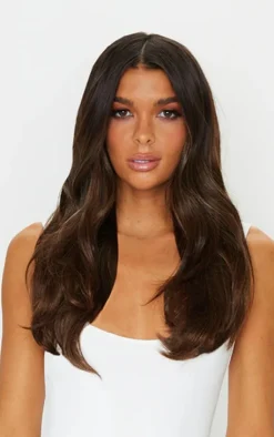 PrettyLittleThing Hair Extensions*Lullabellz Super Thick 16" 5 Piece Blow Dry Wavy Clip In Hair Extensions