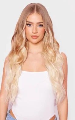 PrettyLittleThing Hair Extensions*Lullabellz Super Thick 22" 5 Piece Wave Hair Extensions