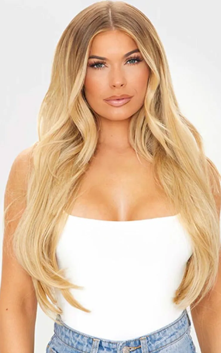PrettyLittleThing Hair Extensions*LullaBellz Super Thick 22'5 Piece Straight Clip In Hair Extensions