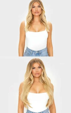 PrettyLittleThing Hair Extensions*LullaBellz Super Thick 22'5 Piece Straight Clip In Hair Extensions