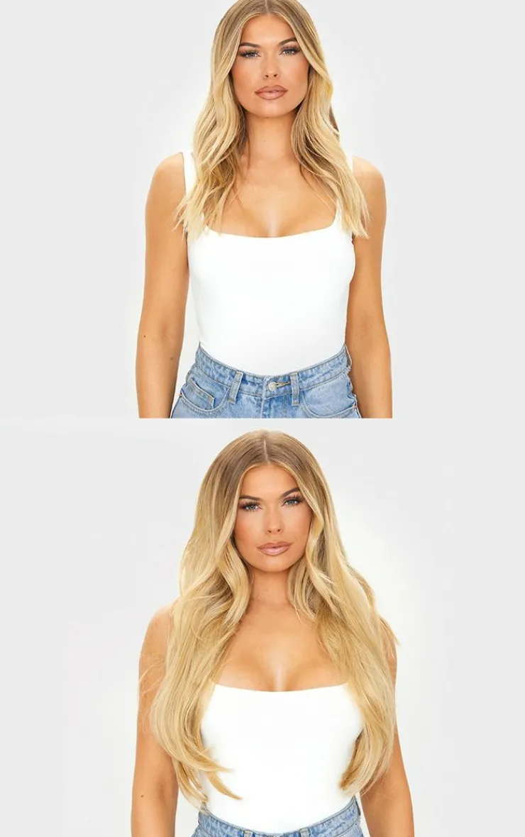 PrettyLittleThing Hair Extensions*LullaBellz Super Thick 22'5 Piece Straight Clip In Hair Extensions