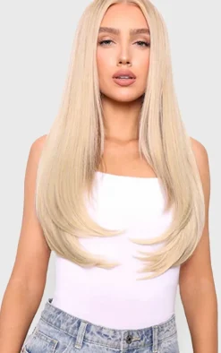 PrettyLittleThing Hair Extensions*LullaBellz Super Thick 22'5 Piece Straight Clip In Hair Extensions