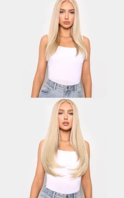 PrettyLittleThing Hair Extensions*LullaBellz Super Thick 22'5 Piece Straight Clip In Hair Extensions