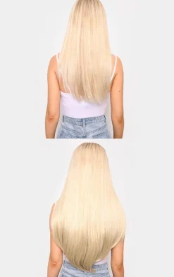 PrettyLittleThing Hair Extensions*LullaBellz Super Thick 22'5 Piece Straight Clip In Hair Extensions