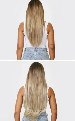 PrettyLittleThing Hair Extensions*Lullabellz Thick 24` 1 Piece Straight Clip In Hair Extensions