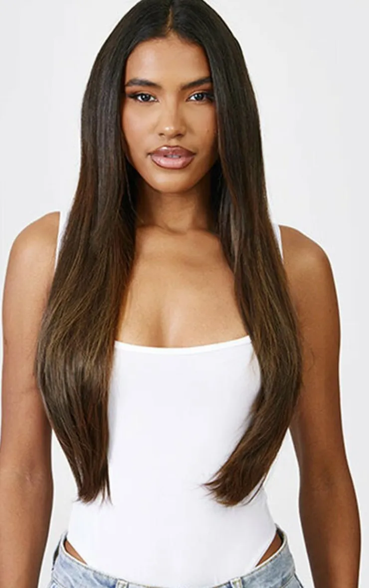 PrettyLittleThing Hair Extensions*Lullabellz Thick 24` 1 Piece Straight Clip In Hair Extensions