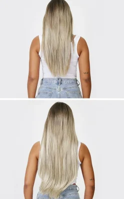PrettyLittleThing Hair Extensions*Lullabellz Thick 24` 1 Piece Straight Clip In Hair Extensions