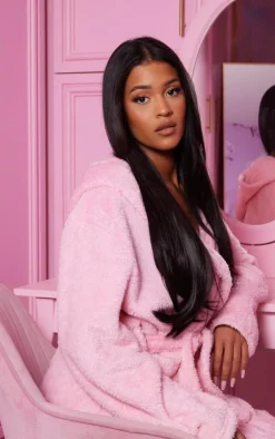 PrettyLittleThing Hair Extensions*Lullabellz Thick 24` 1 Piece Straight Clip In Hair Extensions