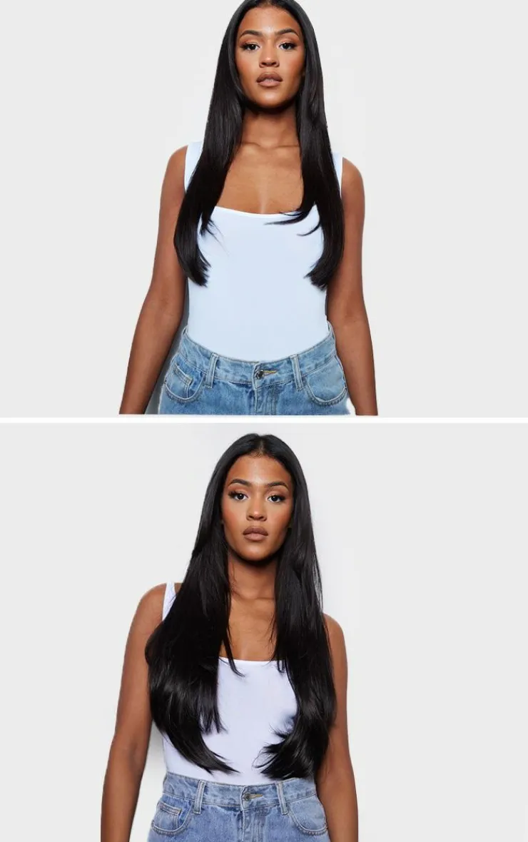 PrettyLittleThing Hair Extensions*Lullabellz Thick 24` 1 Piece Straight Clip In Hair Extensions
