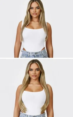 PrettyLittleThing Hair Extensions*Lullabellz Thick 24` 1 Piece Straight Clip In Hair Extension