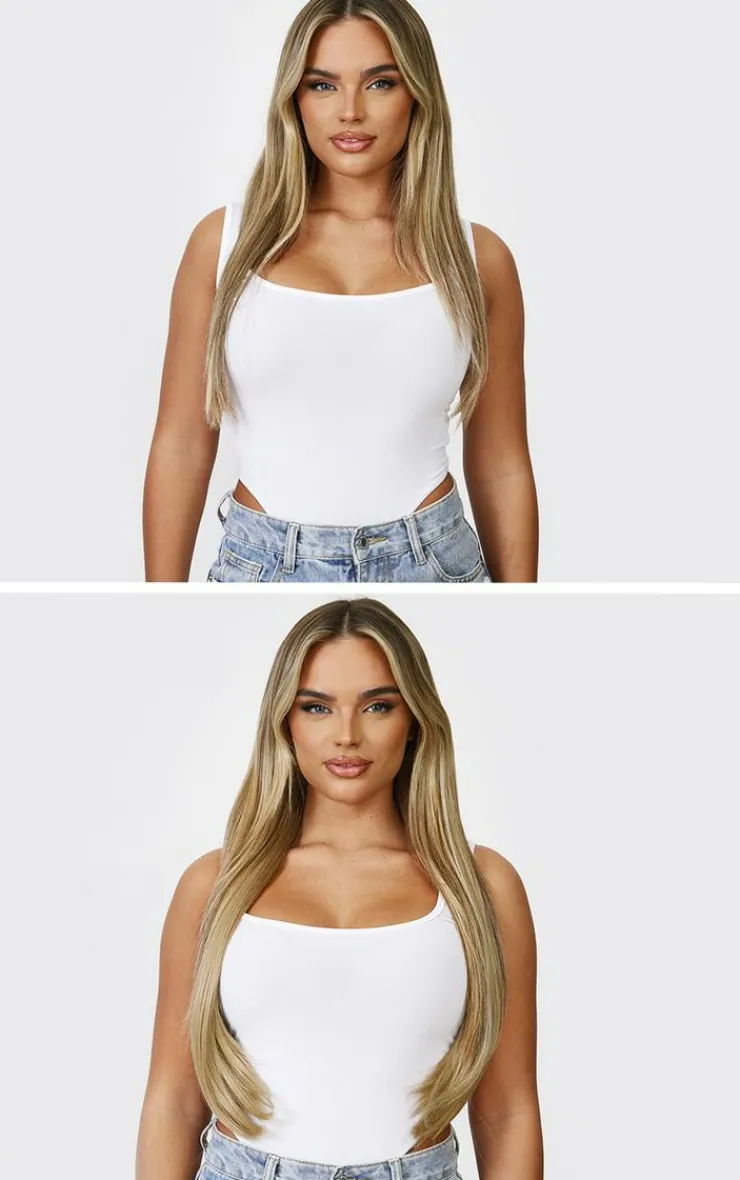 PrettyLittleThing Hair Extensions*Lullabellz Thick 24` 1 Piece Straight Clip In Hair Extension