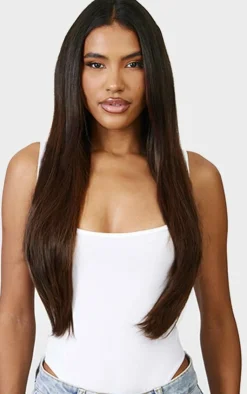 PrettyLittleThing Hair Extensions*Lullabellz Thick 24` 1 Piece Straight Clip In Hair Extensions
