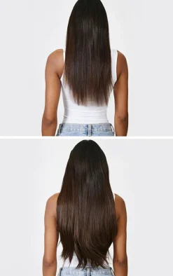 PrettyLittleThing Hair Extensions*Lullabellz Thick 24` 1 Piece Straight Clip In Hair Extensions