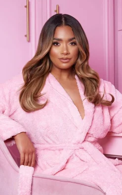 PrettyLittleThing Hair Extensions*Lullabellz Thick 14" 1 Piece Blow Dry Wavy Clip In Hair Extensions