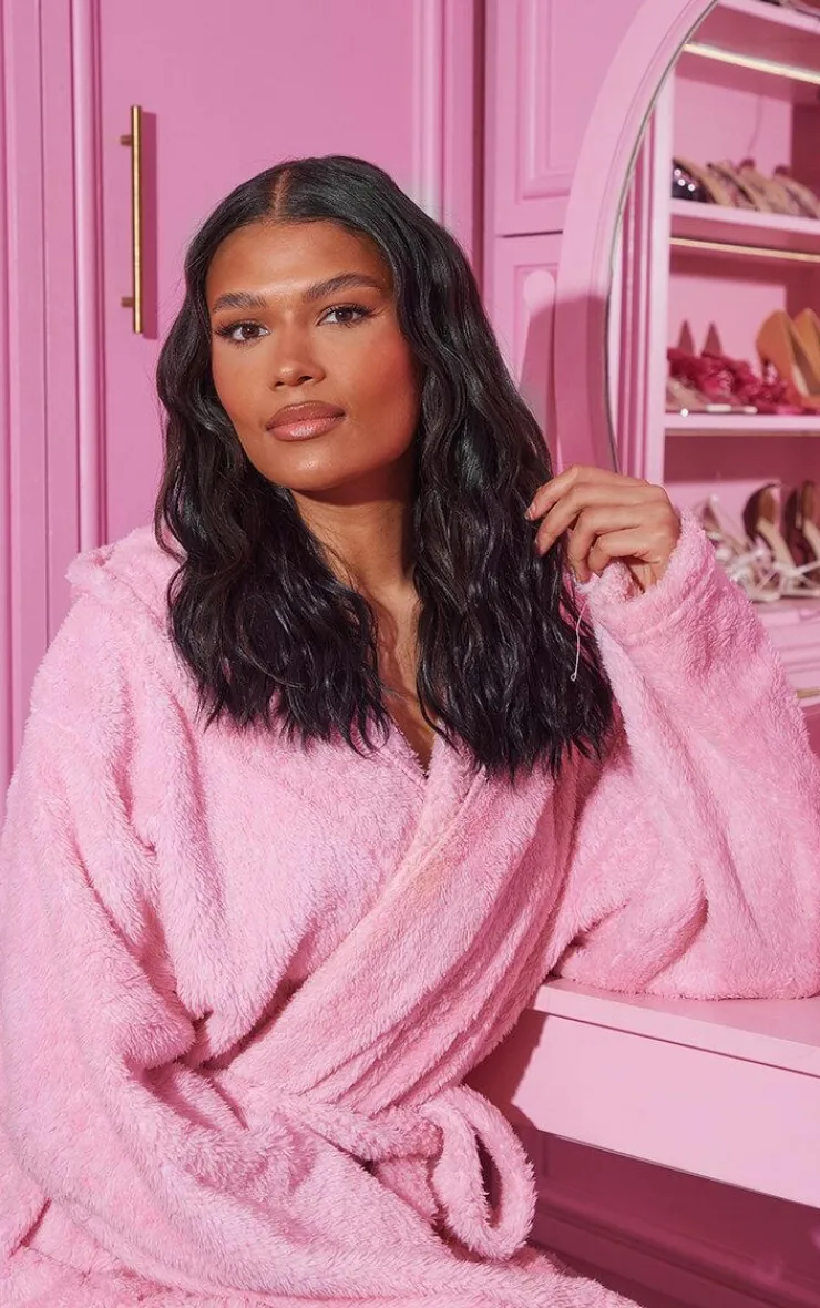PrettyLittleThing Hair Extensions*Lullabellz Thick 14" 1 Piece Textured Wave Clip In Hair Extensions