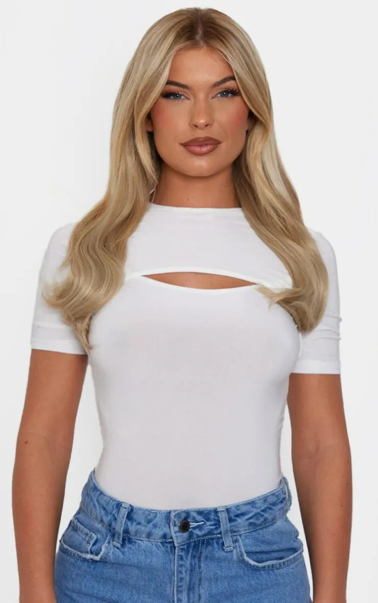 PrettyLittleThing Hair Extensions*Lullabellz Thick 14" 1 Piece Blow Dry Wavy Clip In Hair Extensions
