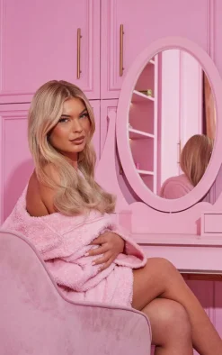 PrettyLittleThing Hair Extensions*Lullabellz Thick 14" 1 Piece Blow Dry Wavy Clip In Hair Extensions