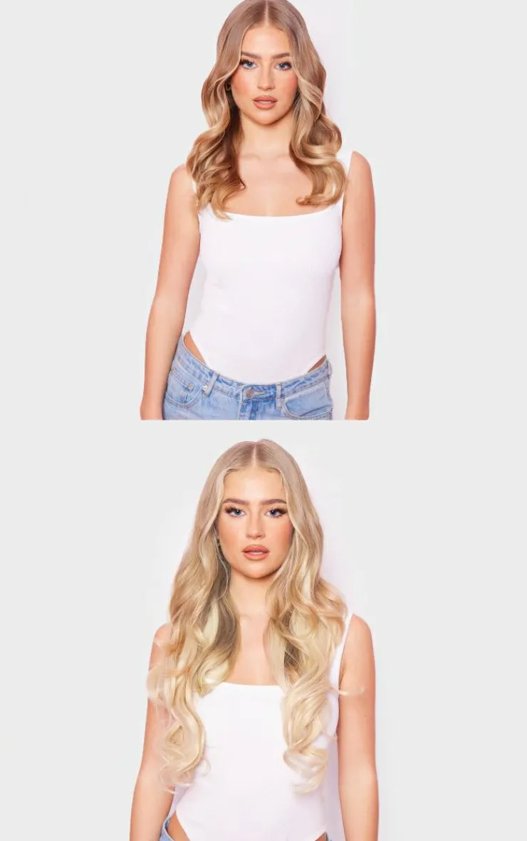 PrettyLittleThing Hair Extensions*Lullabellz Thick 20` 1 Piece Curly Clip In Hair Extensions