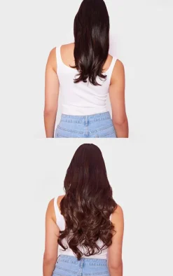 PrettyLittleThing Hair Extensions*Lullabellz Thick 20` 1 Piece Curly Clip In Hair Extensions