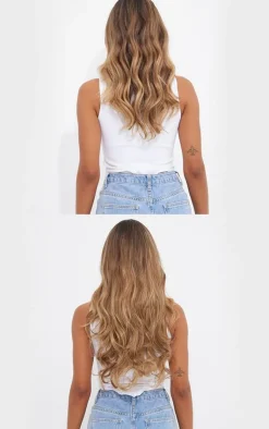 PrettyLittleThing Hair Extensions*Lullabellz Thick 20` 1 Piece Curly Clip In Hair Extensions