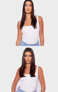 PrettyLittleThing Hair Extensions*Lullabellz Thick 18` 1 Piece Straight Clip In Hair Extensions