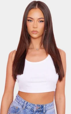 PrettyLittleThing Hair Extensions*Lullabellz Thick 18` 1 Piece Straight Clip In Hair Extensions