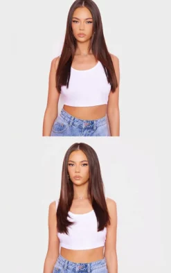 PrettyLittleThing Hair Extensions*Lullabellz Thick 18` 1 Piece Straight Clip In Hair Extensions