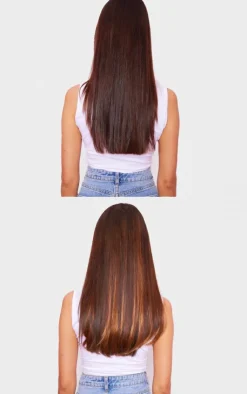 PrettyLittleThing Hair Extensions*Lullabellz Thick 18` 1 Piece Straight Clip In Hair Extensions