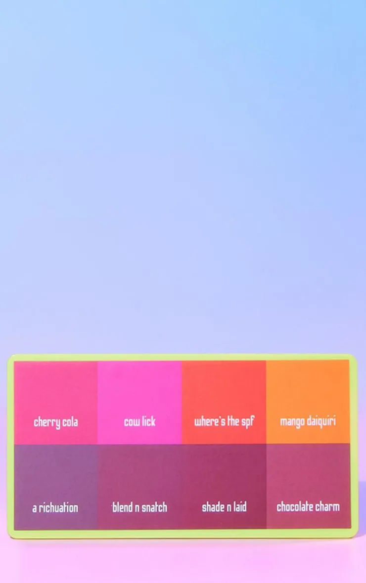 PrettyLittleThing Palettes*Made By Mitchell Curve Case Face Palette Dark