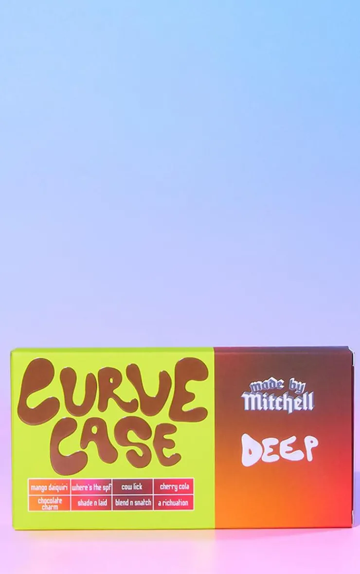 PrettyLittleThing Palettes*Made By Mitchell Curve Case Face Palette Dark