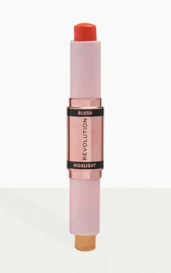 PrettyLittleThing Highlighter*Makeup Revolution Blush & Highlight Stick Dew