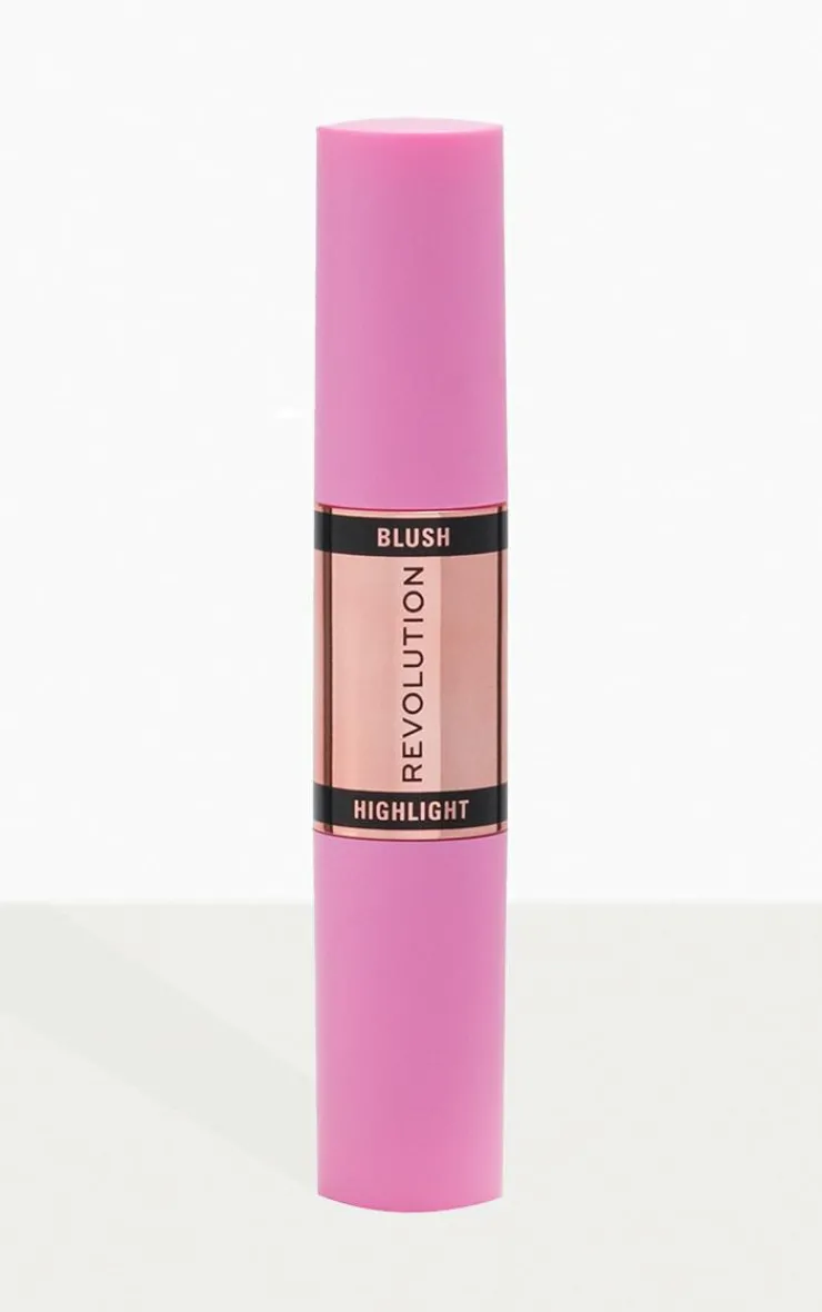 PrettyLittleThing Highlighter*Makeup Revolution Blush & Highlight Stick Dew