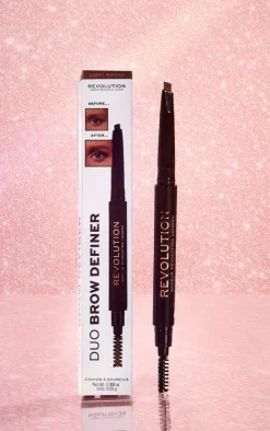 PrettyLittleThing Eyebrows*Makeup Revolution Duo Brow Definer Pencil