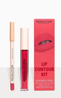 PrettyLittleThing Lipstick*Makeup Revolution Lip Contour Kit Soulful