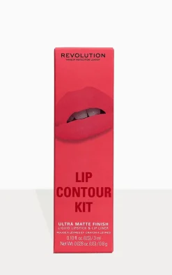 PrettyLittleThing Lipstick*Makeup Revolution Lip Contour Kit Soulful