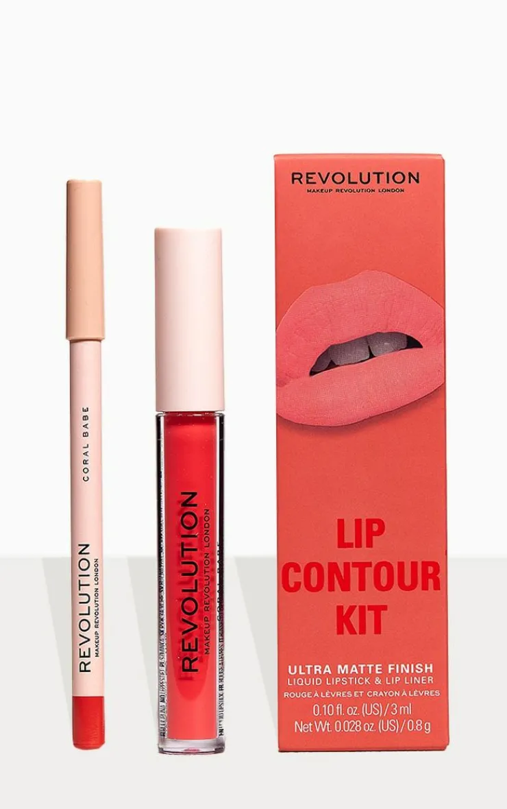 PrettyLittleThing Lipstick*Makeup Revolution Lip Contour Kit Babe