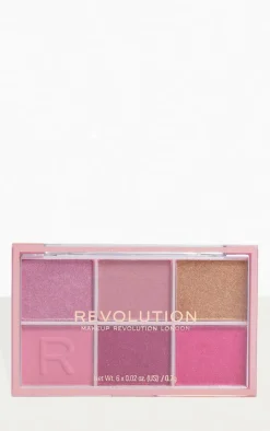 PrettyLittleThing Palettes*Makeup Revolution Mini Color Reloaded Eyeshadow Palette Heartbreaker Pink