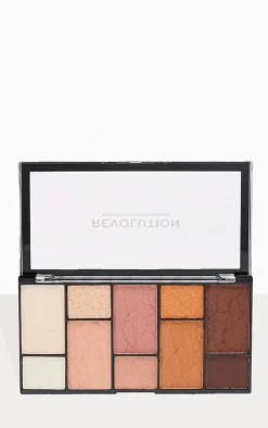 PrettyLittleThing Palettes*Makeup Revolution Reloaded Dimension Eyeshadow Palette Neutral Charm