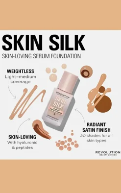 PrettyLittleThing Foundation*Makeup Revolution Skin Silk Serum Foundation