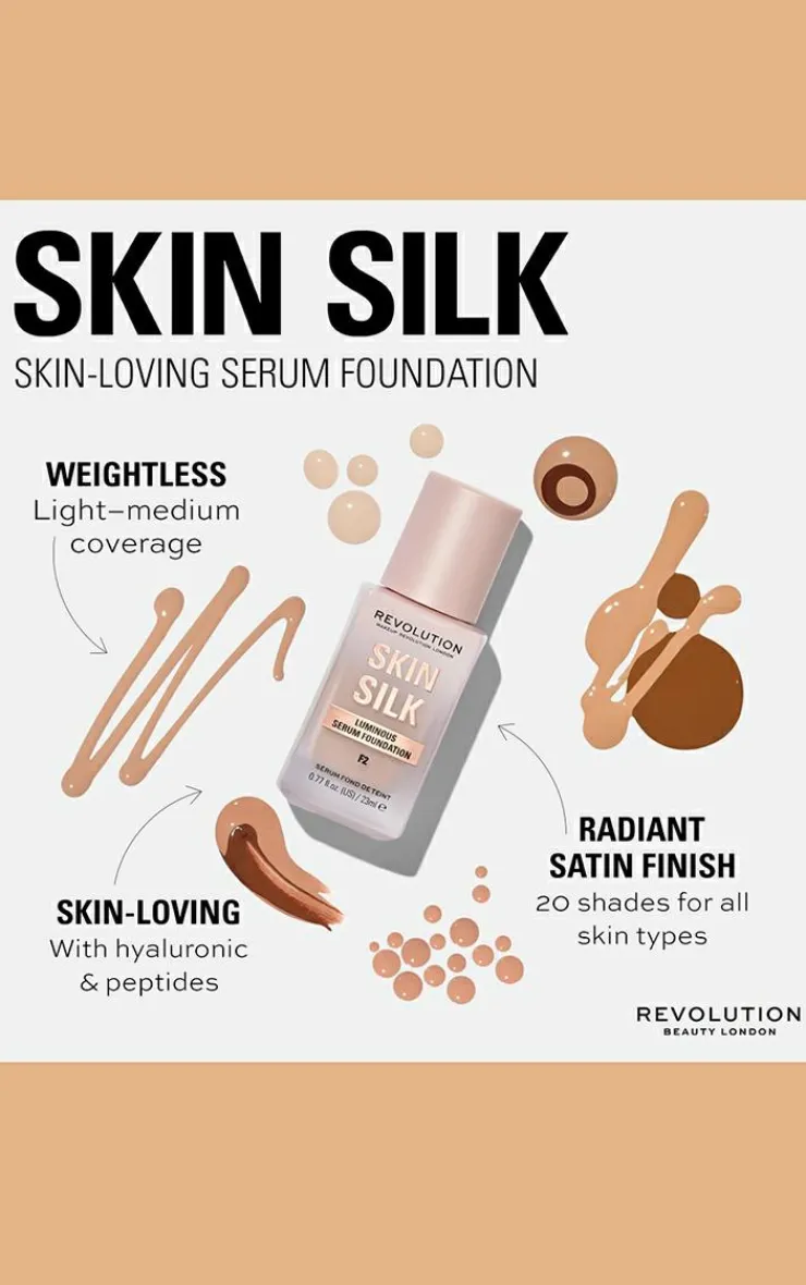 PrettyLittleThing Foundation*Makeup Revolution Skin Silk Serum Foundation