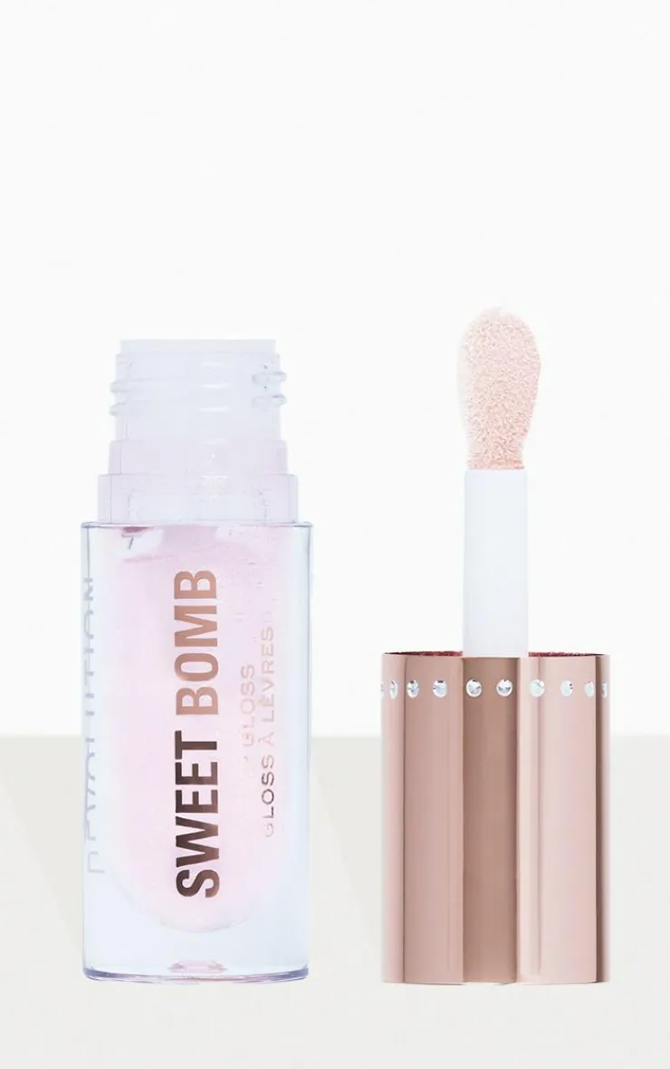 PrettyLittleThing Lip Gloss*Makeup Revolution Sweet Bomb Lip Gloss Pink Glitter