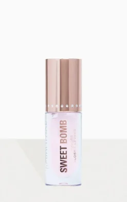 PrettyLittleThing Lip Gloss*Makeup Revolution Sweet Bomb Lip Gloss Pink Glitter