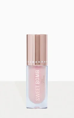 PrettyLittleThing Lip Gloss*Makeup Revolution Sweet Bomb Lip Gloss Vanilla Ice White Holo