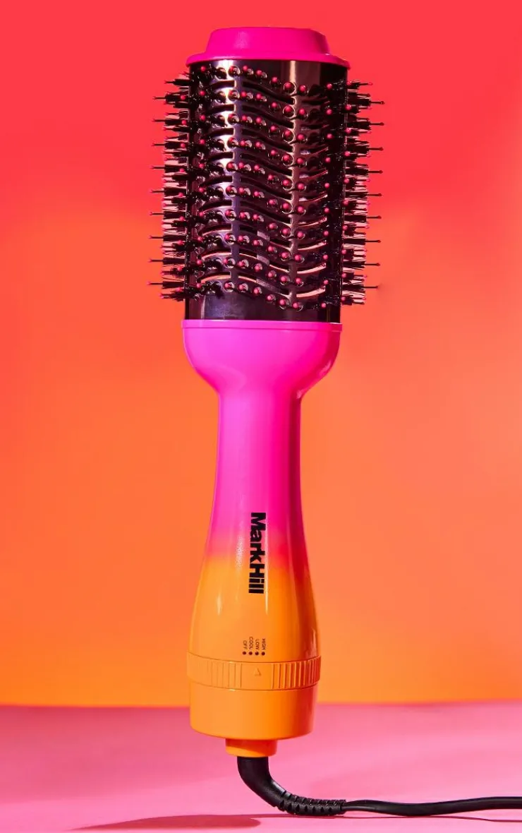 PrettyLittleThing Stocking Stuffers*Mark Hill Hot Air Styler Brush Pink and Orange