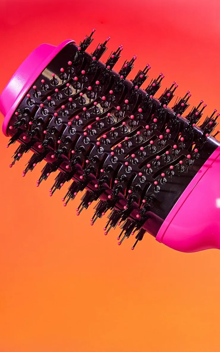 PrettyLittleThing Stocking Stuffers*Mark Hill Hot Air Styler Brush Pink and Orange