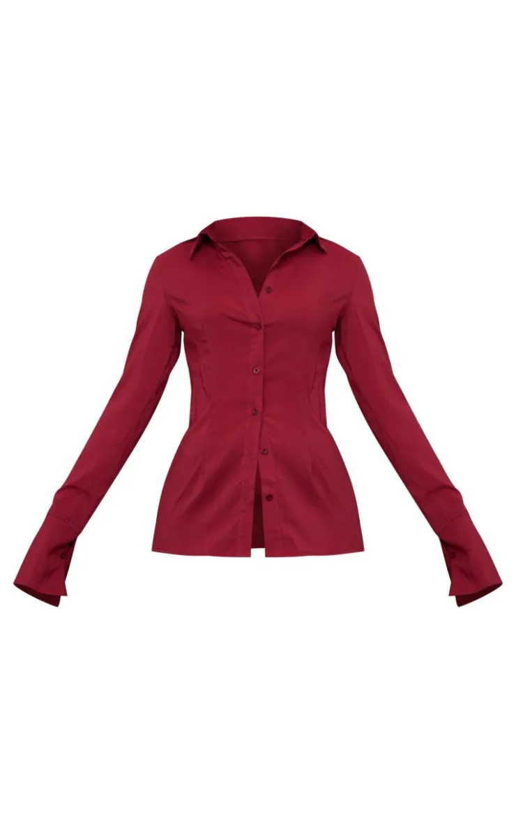 PrettyLittleThing Shirts*Chiffon Fitted Shirt