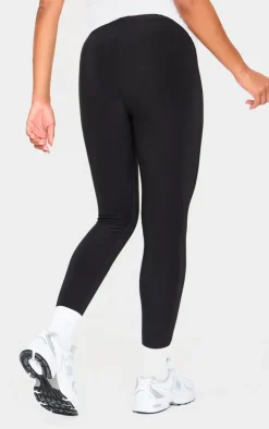 Maternity High Waist Slinky Leggings-PrettyLittleThing